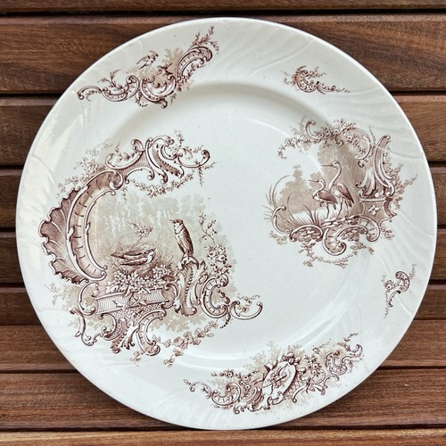 Plat rond ancien - , kg