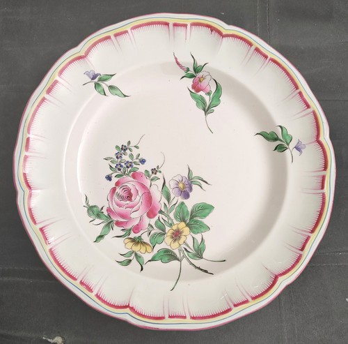 Beau plat luneville service - plat,