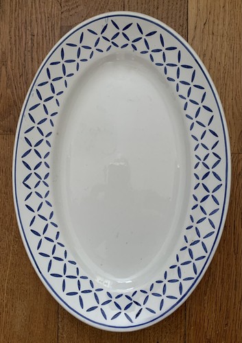 Luneville plat oval - k,