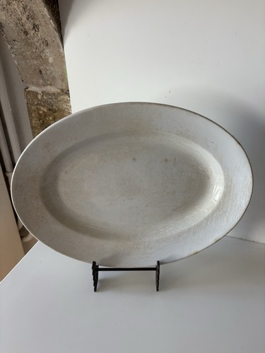 Ancien plat oval - oval, en