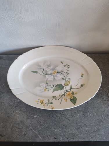 Grand plat clématites - plat,
