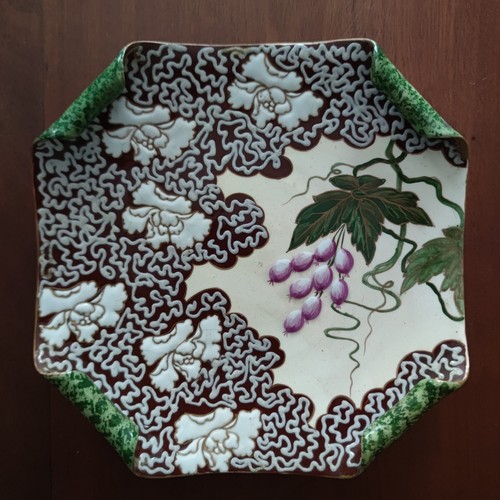 Rare plat faïence - en,